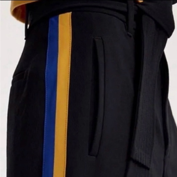 Aritzia Wilfred JALLADE Tie-Front Relaxed Fit Striped Pants Sz. 4 - Picture 5 of 9